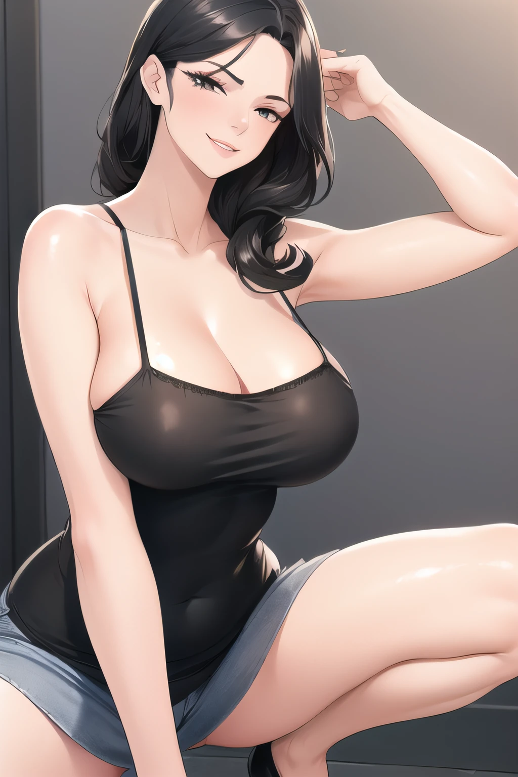  ((((Open your mouth))))、masterpiece,highest quality,High resolution,Very detailed,bb Festival,gloss々Beautiful hair,skinny,,((((( A sweet, fawning smile of ecstasy ))))),skinny,Black Choker,Earrings,Big cleavage、Off-the-shoulder tight sweater dress, (Blowjob Gestures:1.8, Ahegao:1.1)、Open your mouth ,Stretch your tongue、Sitting,Chair,Heavy breathing ,

Accurate 5-finger、Accurate human body、The perfect human body、The most beautiful face
