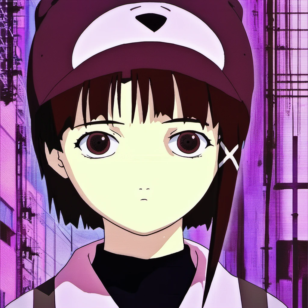 <lora:SDXLLainGlitch:1>, LainiaLain, Serial Experiments Lain, Anime Girl Glitch Glitchcore
