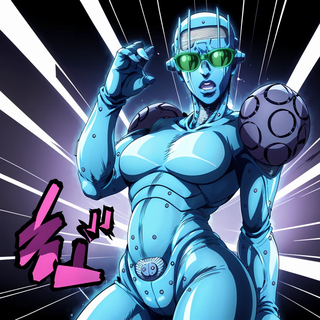 <lora:JolynCujoh002:0.7>,<lora:add_detail:0.5>,<lora:noline:0.3>,<lora:boldline:-0.3>,
stonefree,stand (jojo),1girl,
sound effects,