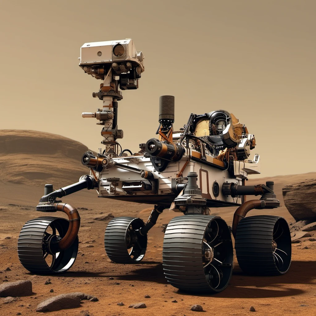 a rover robot, on mars, highly detailed, photography, ultra sharp, film, professional, 64k <lora:add-detail-xl:1.5> <lora:CuriosityRover1024-000300:0.7>