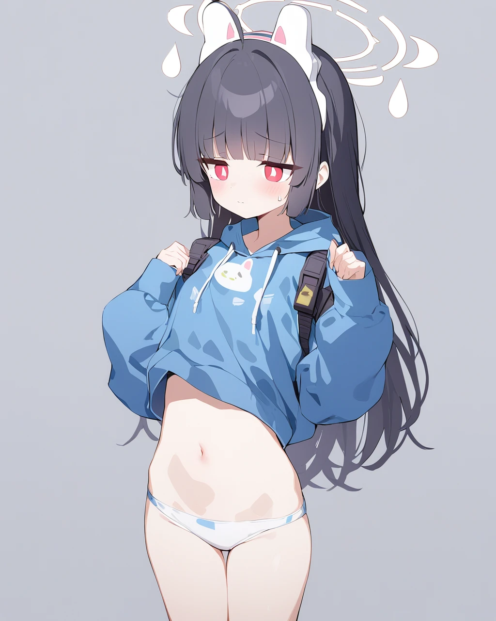 1girl,miyu_\(blue_archive\),cowboy shot, halo,simple background, white background,
masterpiece, best quality