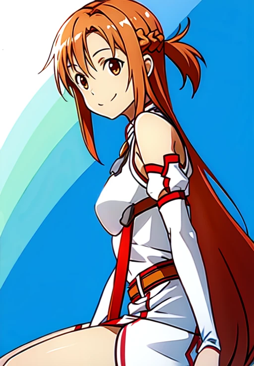 <lora:swordartonline_pack:0.6>,SAO-Asuna,solo,smile,