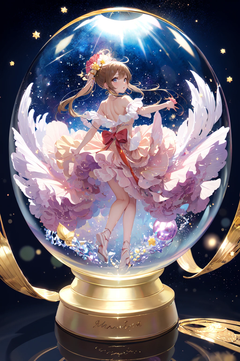 (masterpiece:1.2),best quality,PIXIV,Crystal ball,
<lora:Crystal ball_20240112152706:0.8>,