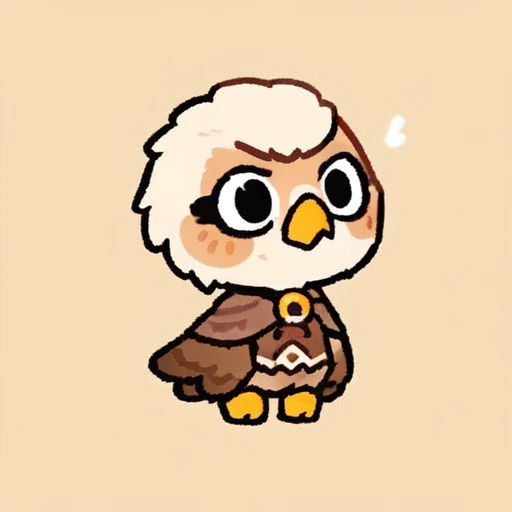 <lora:qlieexl:1>,full body,\(qline\),chibi,eagle