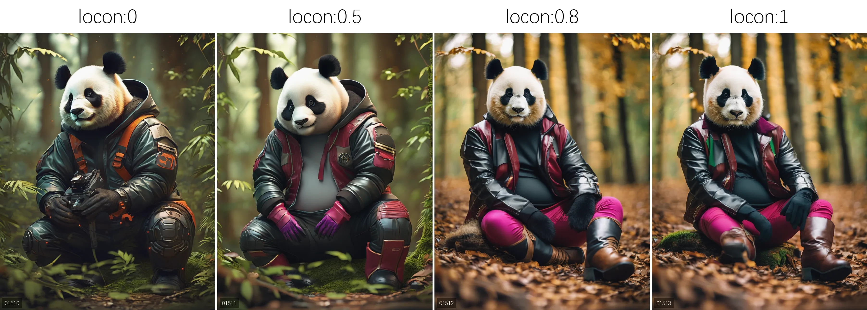 cinematic photo [ (sci-fi art designed by Kunio Okawara:0.9) and (Gerardo Dottori:1.2) ::15], awardwinning Color splash, Painting, woods, portly (anthro humanoid giant panda male furry:1.3), wearing jacket, pants, boots, gloves, her jacket, pants, boots, gloves is partially unbuttoned, shallow depth of field, Lustful, side lit, Depth of field 270mm, Low Contrast . 35mm photograph, film, bokeh, professional, 4k, highly detailed, <lora:furtasticcoffeeturbovis_locon:0>