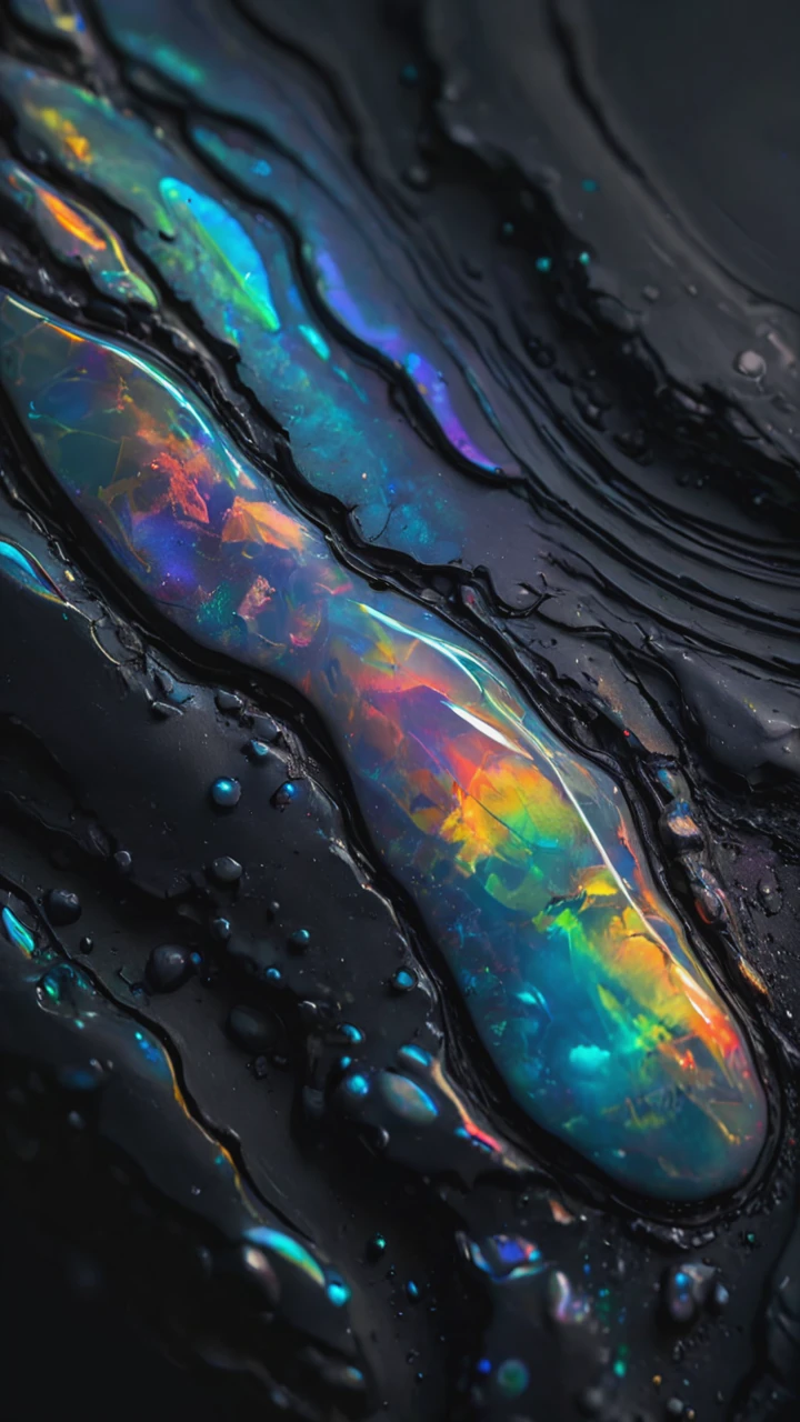 IOS_Iridescent opal style