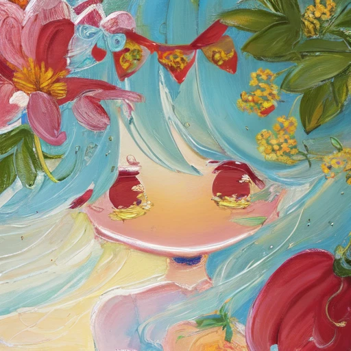 <lora:odamifuu_v1:1> masterpiece, best quality, 1girl, odamifuu, impasto, pastel colors, acrylic painting