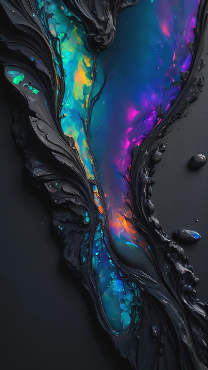 IOS_Iridescent opal style