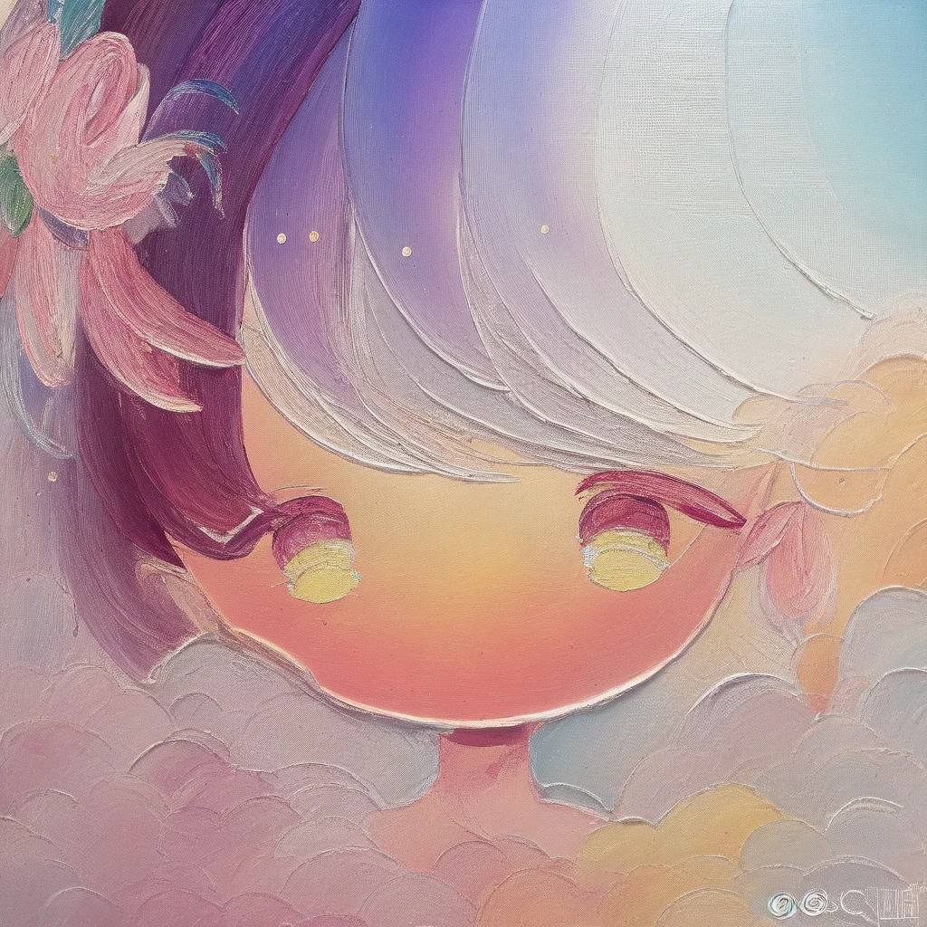 <lora:odamifuu_v1:1> masterpiece, best quality, odamifuu:2, impasto, pastel colors, acrylic painting