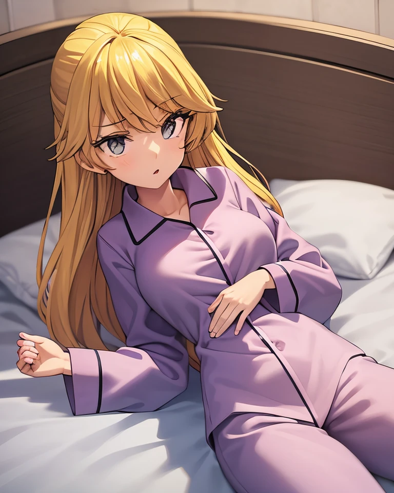 <lora:Alicia-NAI-LyCORIS-512px:0.7>
1girl, solo, hlcka, lying on bed, wearing pink pajamas