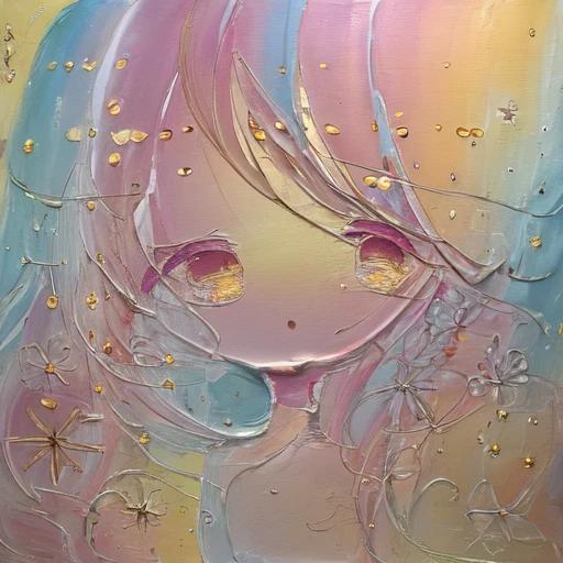 <lora:odamifuu_v1:1> masterpiece, best quality, 1girl, odamifuu, impasto, pastel colors, acrylic painting