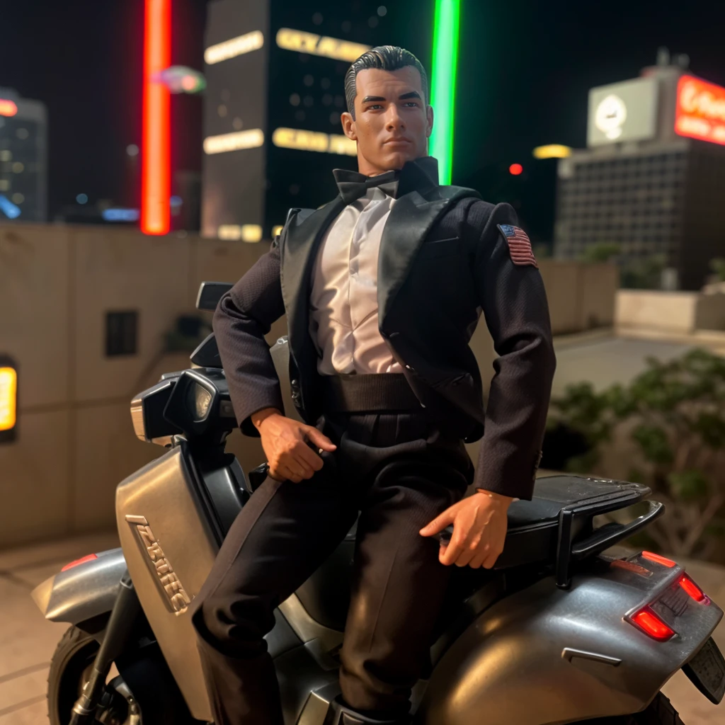portrait of gijoeactionman person, in blade runner, professional photography, high resolution, 4k, detailed photo, <lora:gijoeactionman_43650:1>