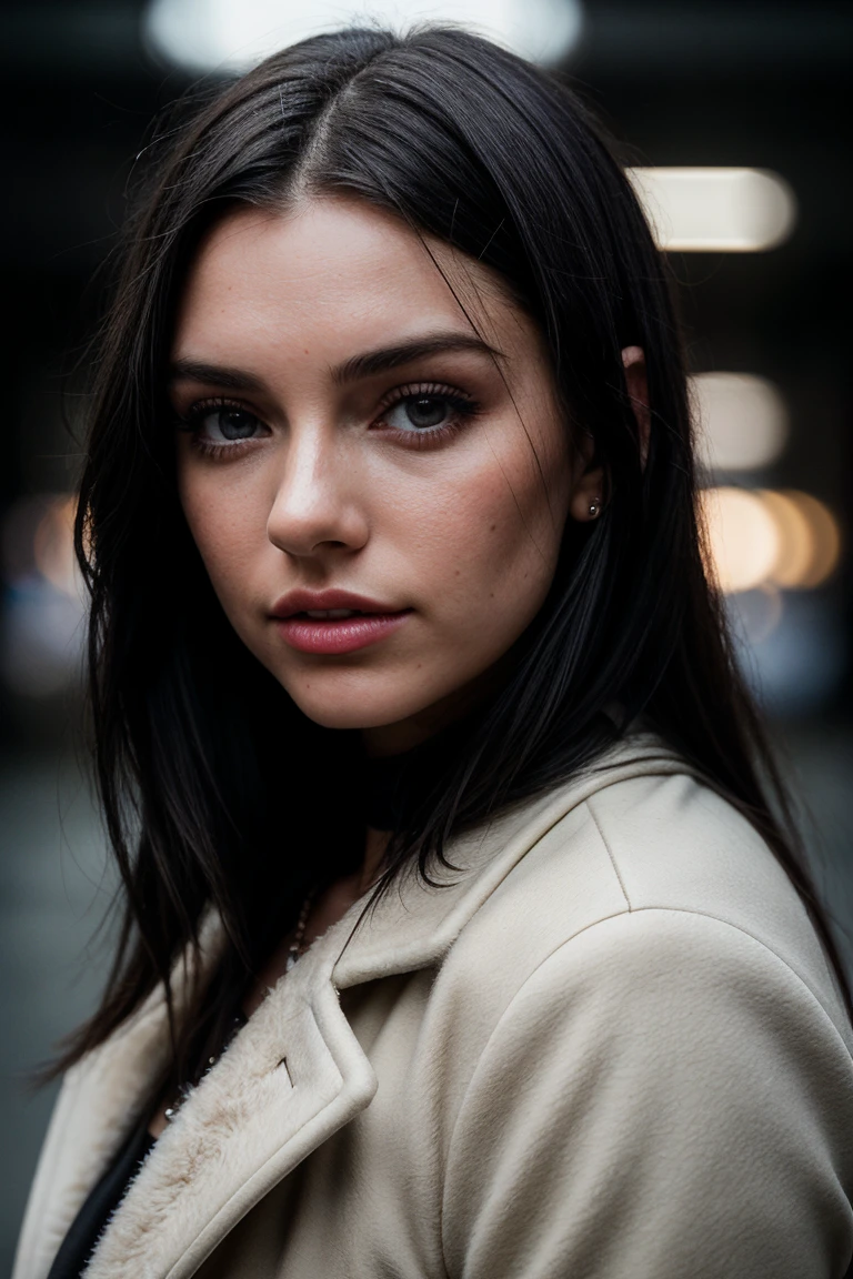 photo of preppy (v1cadms-135:0.99), a beautiful woman, perfect hair, (modern photo), (Silvery Pink button up shirt), 85mm lens, f16 aperture, (analog, cinematic, film grain:1.3), (A vibrant, bustling Istanbul bazaar with carpets and ceramics:1.2), detailed eyes, seductive pose, (epicPhoto), (looking at viewer:1.1), (glossy lips), eyeliner, jewelry, (cinematic shot:1.3), (natural lighting, lit from above), PA7_Portrait-HL_v2