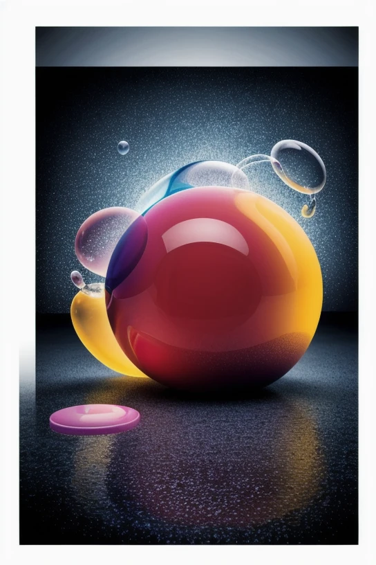 (masterpiece:1.21),(bestquality:1.21),Vivid,(Ultra-high-definition:1.33),(Ultra Details:1.21),ArtComposition, bubble, caustics, long hair, signature, splashing , design, Poster ,Surreal ,official art,<lora:LCM-SD1.5:1>,