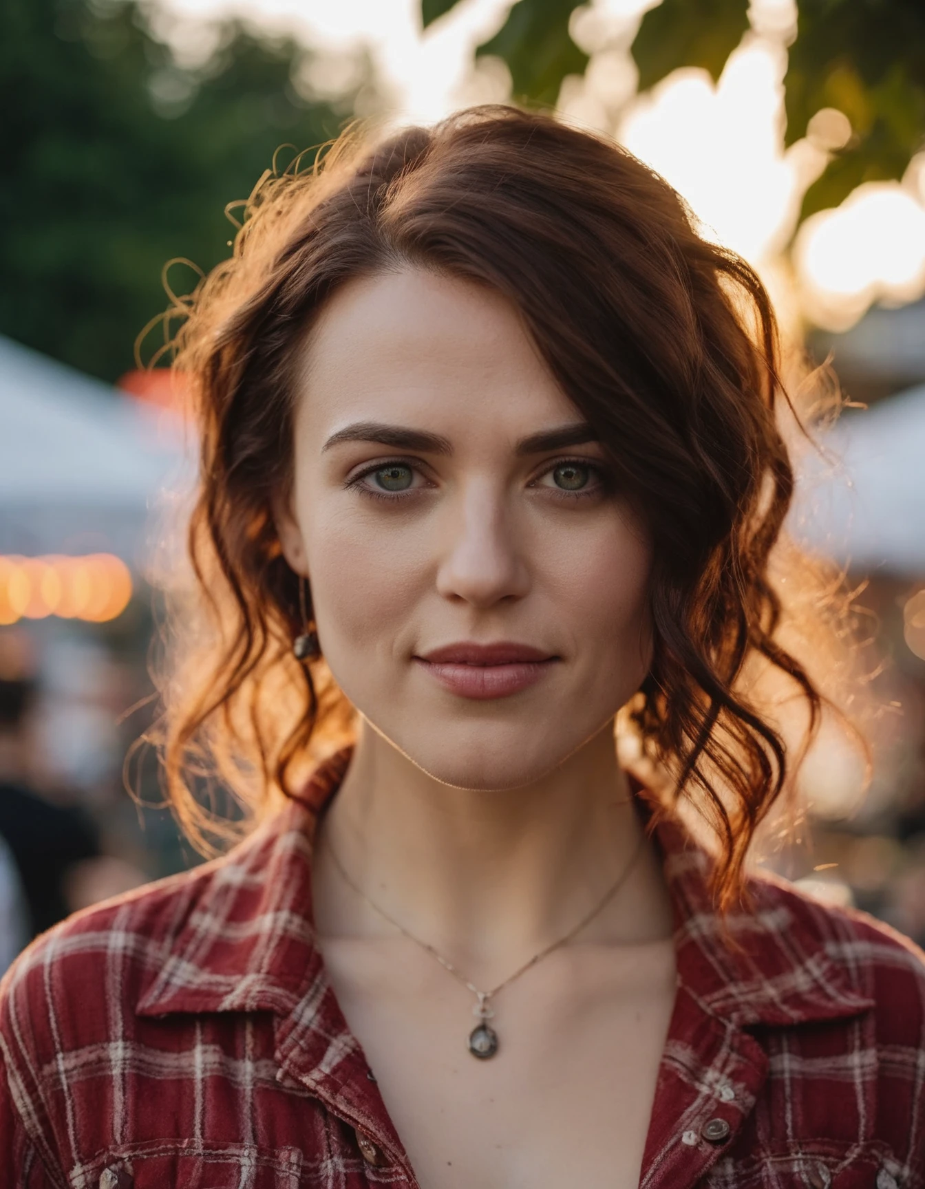 cinematic photo professional close-up portrait photography of the face of a beautiful ((ohwx woman)) at farmers market during Early morning, Nikon Z9    <lora:katiemcgrath_dh128_v1:1> . 35mm photograph, film, bokeh, professional, 4k, highly detailed