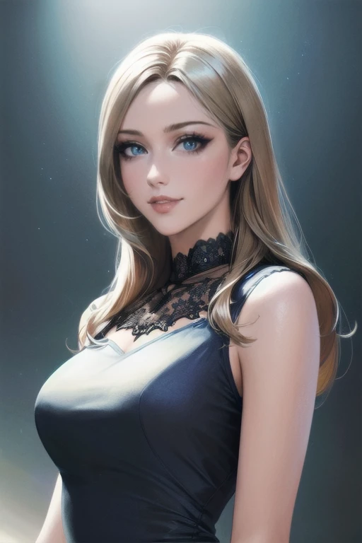 Sexy woman in lingerie posing with sword in front of black background, Detailed digital anime art, 8K high quality detailed art, seductive anime girls, [ 4 K digital art ]!!, beautiful and seductive anime woman, photorealistic anime girl rendering, realistic shadow perfect body, Fine details. Girl Front, Digital anime art, highly detailed exquisite fanart, intricate body