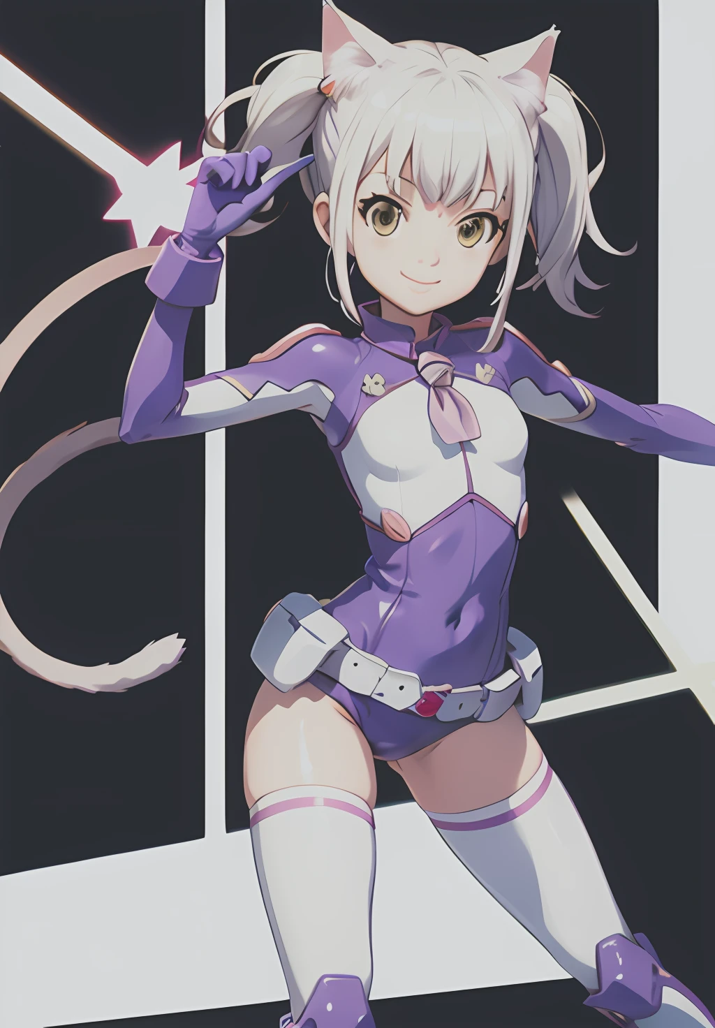 <lora:Cat_Planet_Cuties:0.6>,Chaika,smile, dynamic pose, cat girl