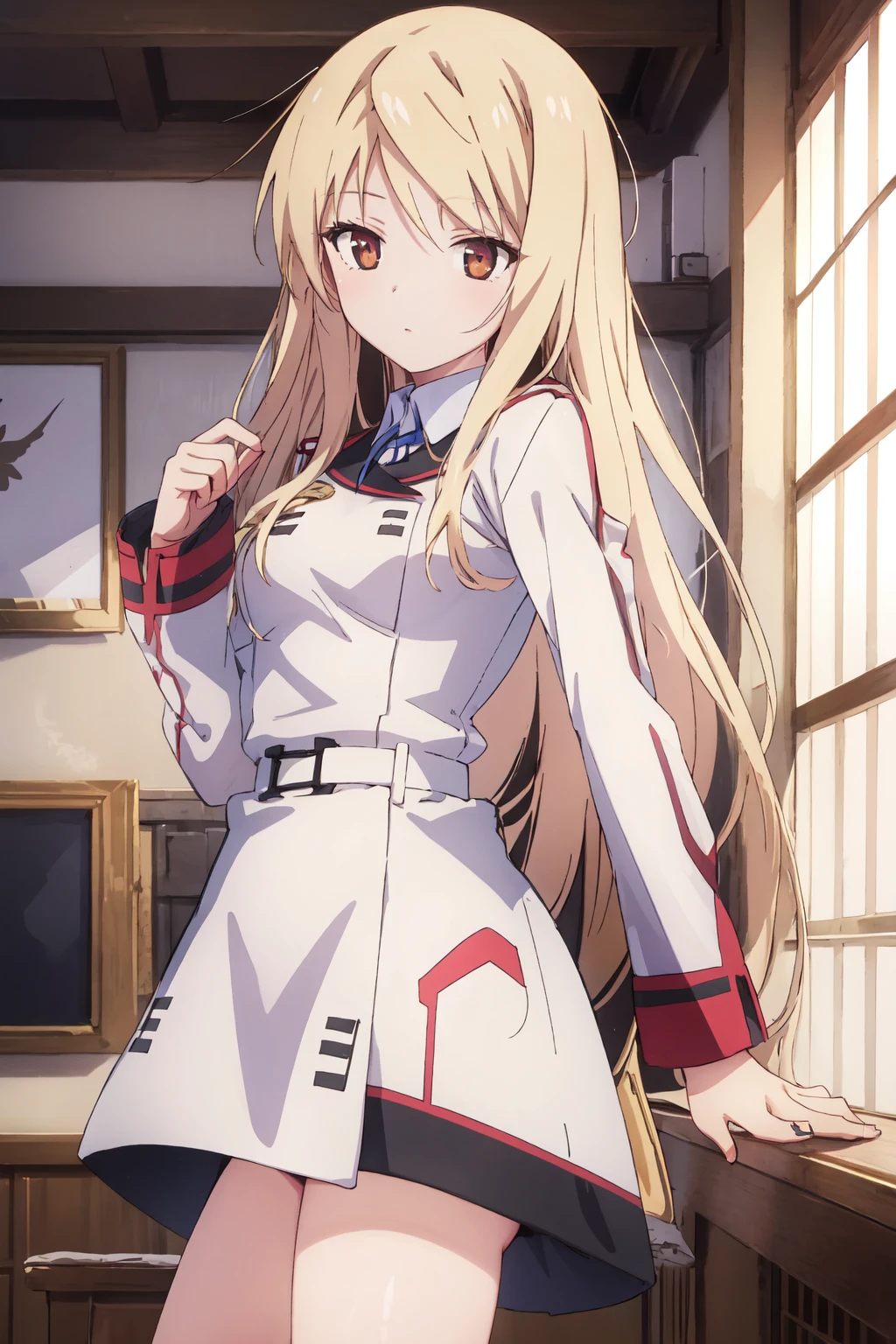 <lora:ç´°ç¯-ç¹é度:0.5>,masterpiece,best quality,highres,ultra-detailed,cowboy shot,1girl,standing,infinite_stratos_school_uniform,<lora:infinite_stratos_school_uniform:0.7>,mashiro shiino, <lora:Character_æ«»è±èç寵ç©å¥³å©-æ¤åçç½:0.8>