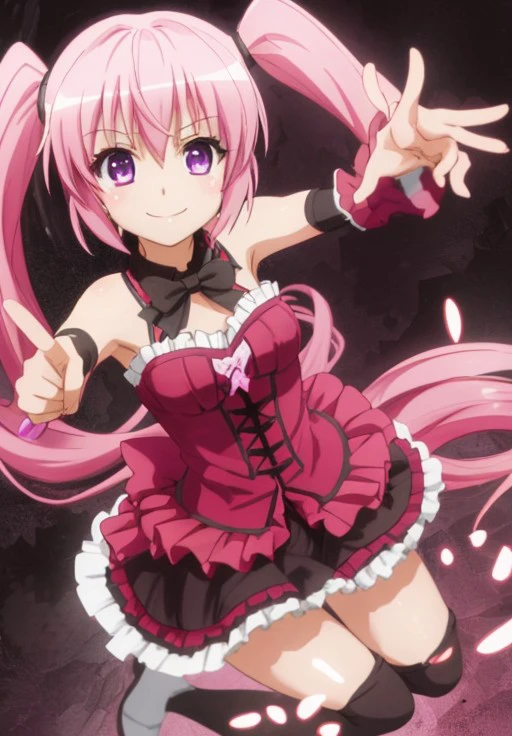 <lora:ToLOVERu:0.6>,NanaDeviluke,smile,dynamic pose,