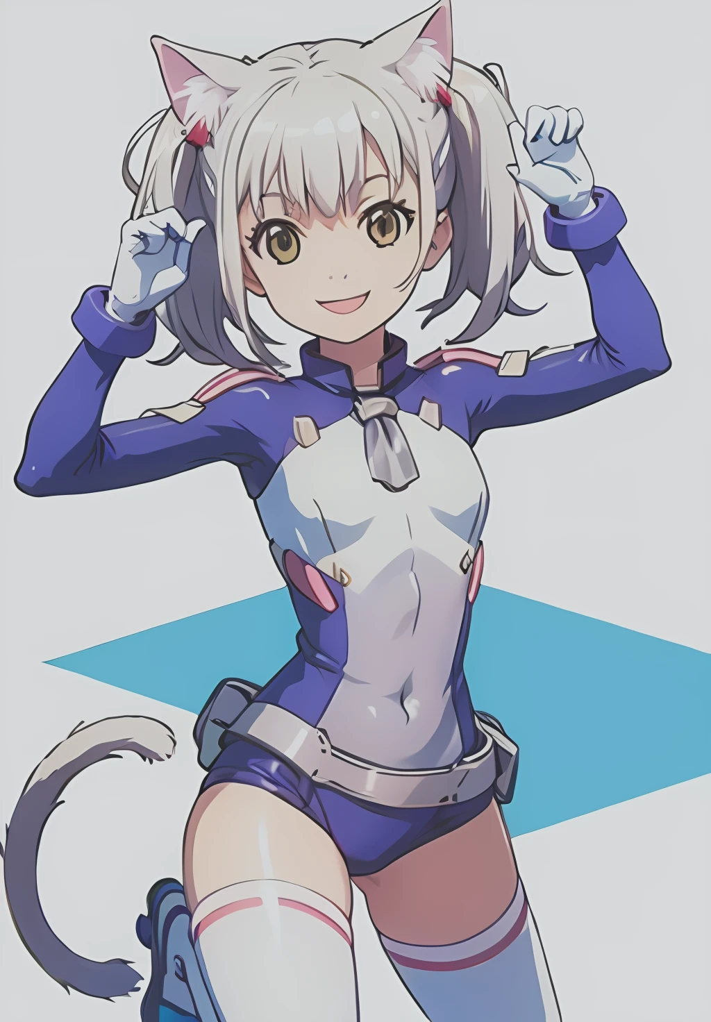 <lora:Cat_Planet_Cuties:0.6>,Chaika,smile, dynamic pose, cat girl