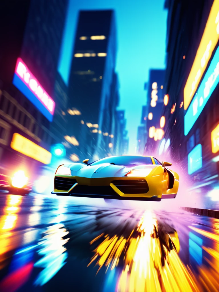 (high-speed chase cinematic:1.4), (dutch angle:2.9), (retrofuturistic hovering cars:1.4), concept car, no wheels, (cyberpunk streets:1.2), (night time:1.4), splashing water, raining , depth of field, motion blur, terrified driver, <lora:Hovering_Car_SDXL_v1:1> hovering_car, (hyper realistic:1.3), hyper detailed, masterpiece 8K