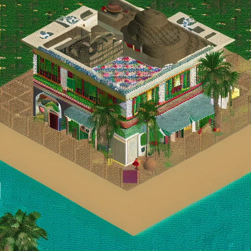 <lora:n3rct_v1:1.0>, (n3rct isometric image), realistic, (high quality), (high resolution), mexico