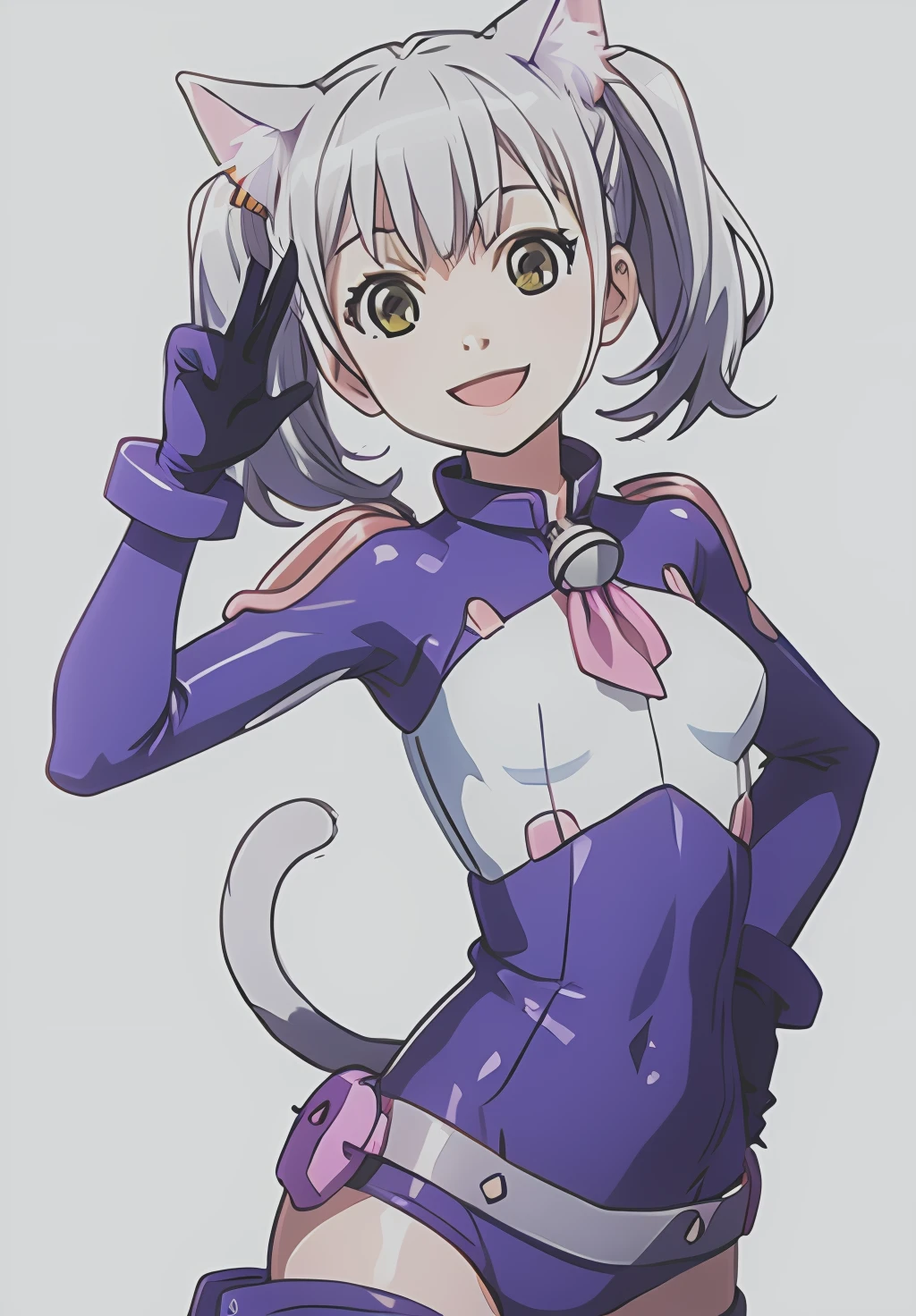 <lora:Cat_Planet_Cuties:0.6>,Chaika,smile, dynamic pose, cat girl