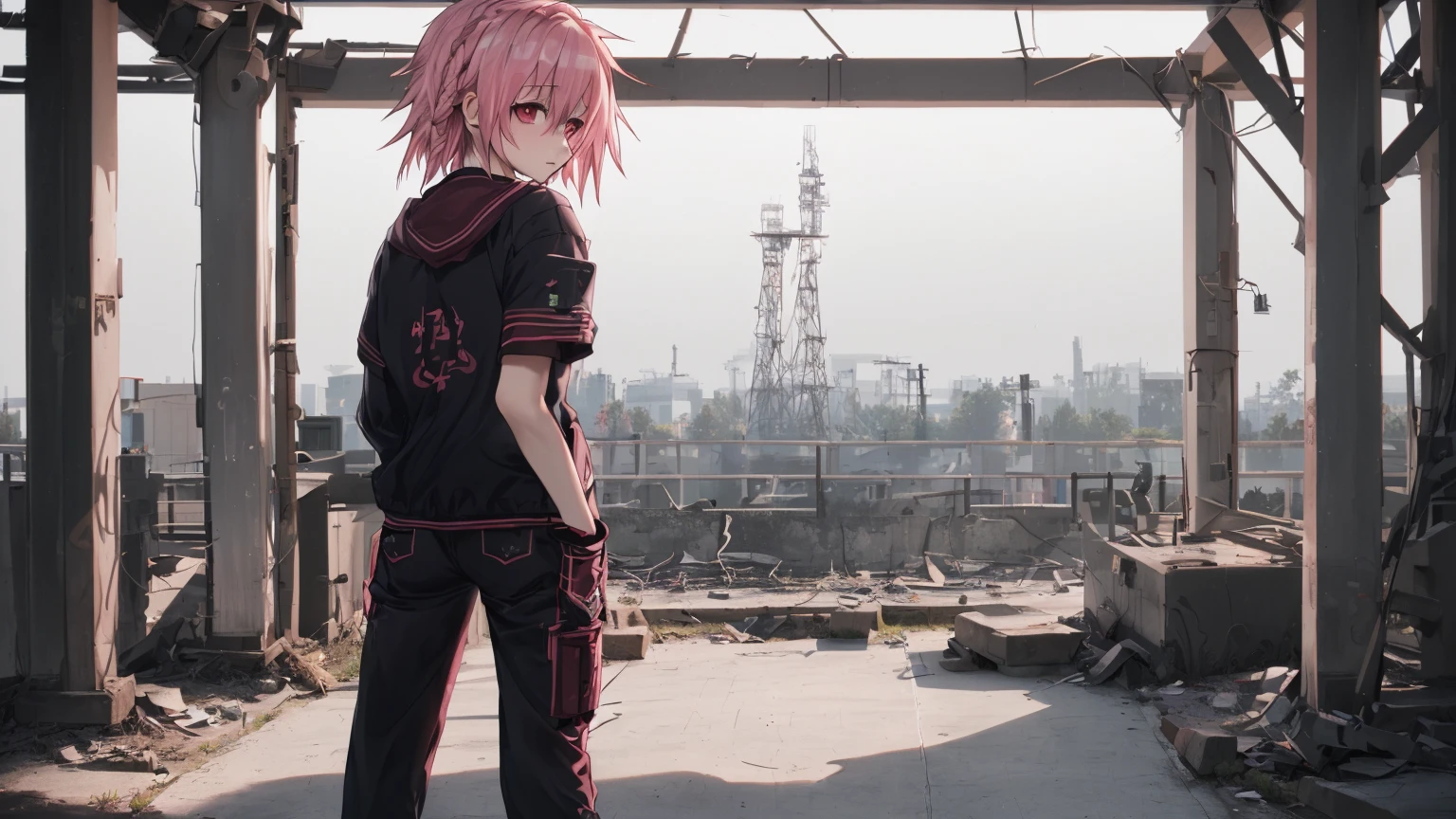 (aesthetic:0), (quality:0), (anime:0), (1boy:0), [[pants]], [[braid]], [astolfo], [[[[pripyat, chernobyl]]]]