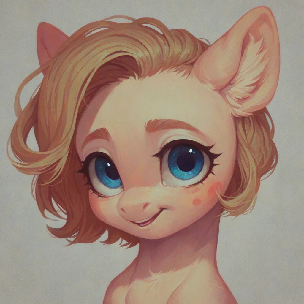 score_9, score_8_up, score_7_up, score_6_up, cute pony portrait, simple background