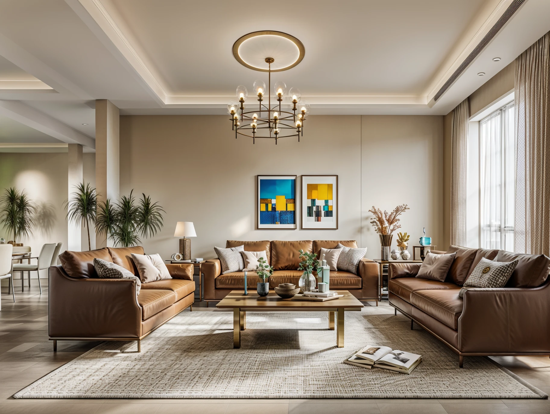 American style, indoor design, chandelier, no humans, couch, scenery, plant, indoors, window, table, candlestand, carpet, candle, potted plant, chair, plate, rug, curtains, ceiling light, book, lamp, wooden floor, pillow,
Ultra high definition picture quality,32K picture quality,realistic,3D rendering,perfect details,panoramic wide Angle lens,comfortable ambient light,soft and delicate atmosphere light,huge filesize,wide_shot,(no main light:1.3),<lora:meishi768_sd1.5:0.8>,<lora:meishi768_sd1.5-000022:0>,<lora:meishi768_sd1.5-000026:0>,