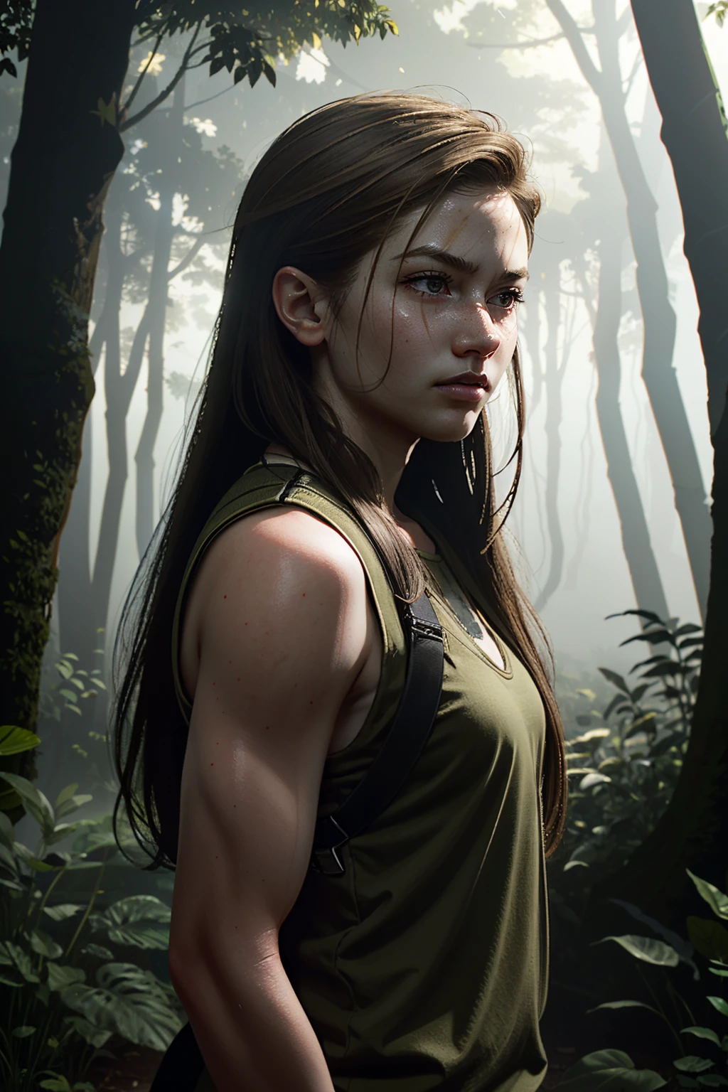 ((ultra detailed, masterpiece, absurdres))
<lora:TLOU2Abby:0.9>
TLOU2Abby, 1girl, solo, long hair, blonde hair, In a mirrored hall with multiple reflections, high fashion ensemble, striking a bold and dynamic pose, creating a visually stunning kaleidoscope effect