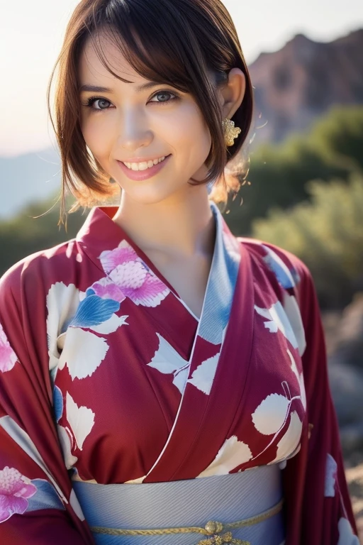 1girl,(wearing a gorgeous kimono:1.2),sash,obi,(RAW photo, best quality), (realistic, photo-realistic:1.4), masterpiece, an extremely delicate and beautiful, extremely detailed, 2k wallpaper, Amazing, finely detail, extremely detailed CG unity 8k wallpaper, ultra-detailed, highres, soft light, beautiful detailed girl, extremely detailed eyes and face, beautiful detailed nose, beautiful detailed eyes,cinematic lighting,(on a mountain top,sunrise,new year sunrise),perfect anatomy,slender body,smiling
<lora:ichikawayui_lora:0.8> <lora:new_hefu_:0.5>