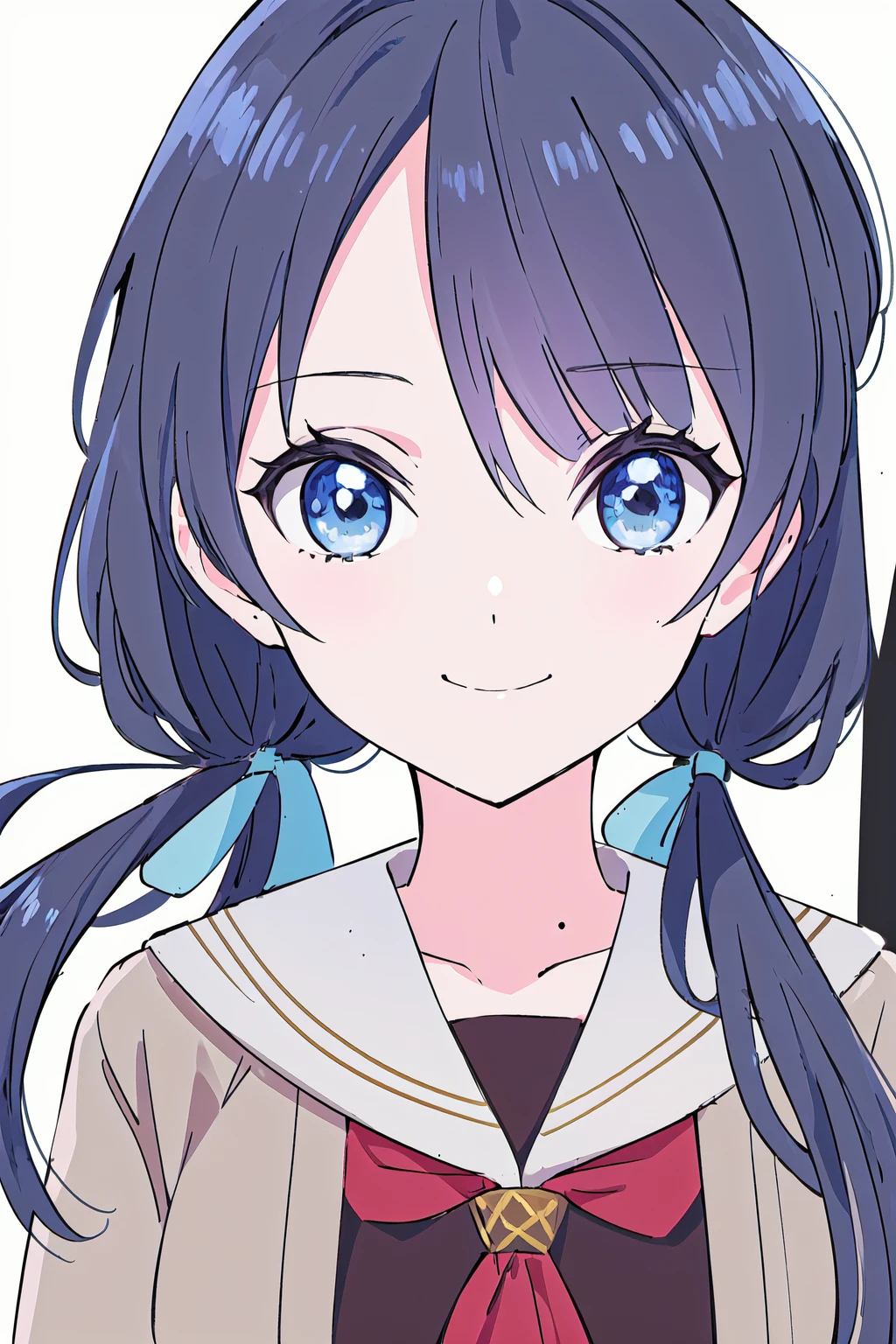 (best quality, masterpiece:1.2), (solo:1.2), anime, anime screencap, anime coloring, vivid color, light particles, looking at viewer, smile, (white background, simple background, grey background:1.3),
<lora:A_Murano Sayaka WSU:0.8> murano sayaka, upper body