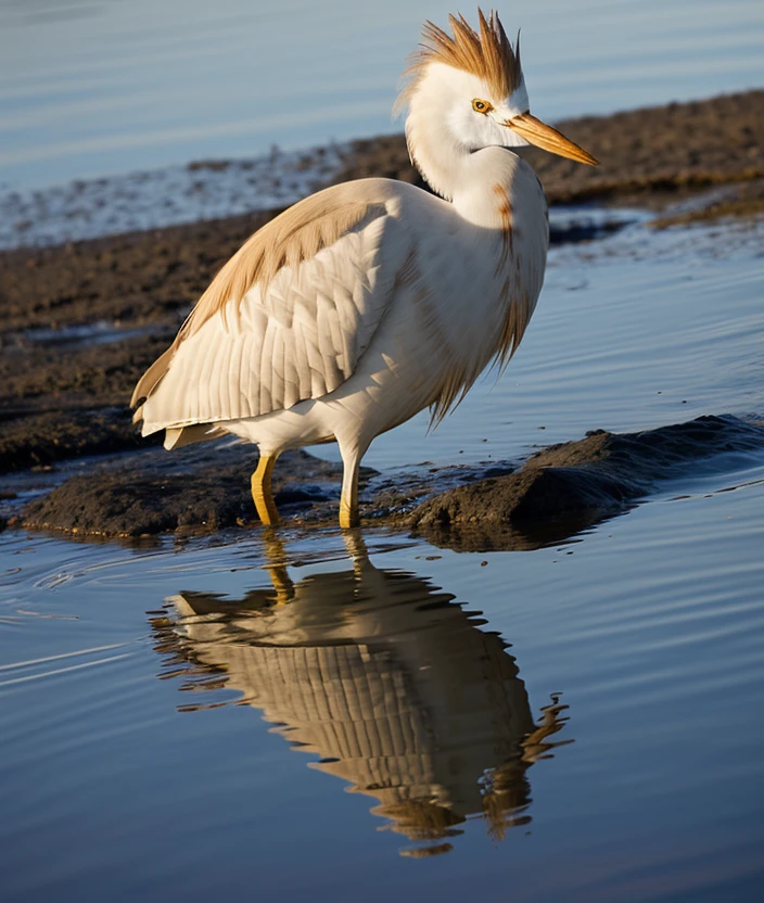 <b3b31b>, nature, Warm light, upper body, High definition, Olympus OM1 sharp focus, f 3.4, Reflected in the water, close portrait photo