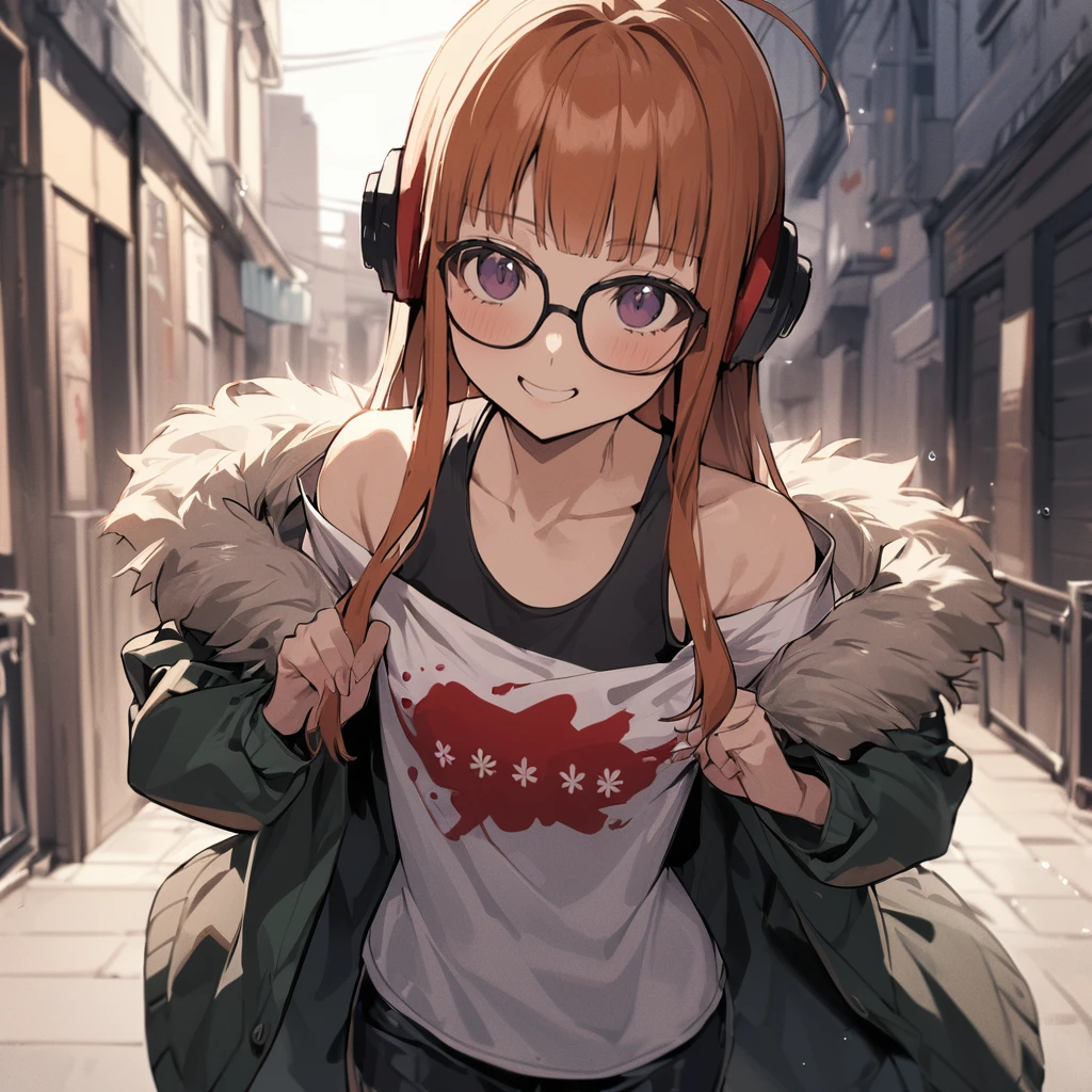 ((masterpiece, best quality)))
, solo, futaba