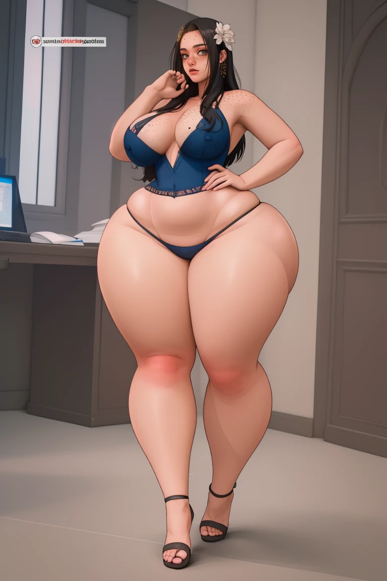 (OverallDetail), (kkw-skin-det), (edgQuality), ((masterpiece, best quality):1.4), ((full body, legs, hips, breasts, face, high detail face):1.1),
<lora:GoodHands-beta2:1>1girl , <lora:SSS-04:1> sss, thick thighs, huge ass, huge breasts, curvy, wide hips