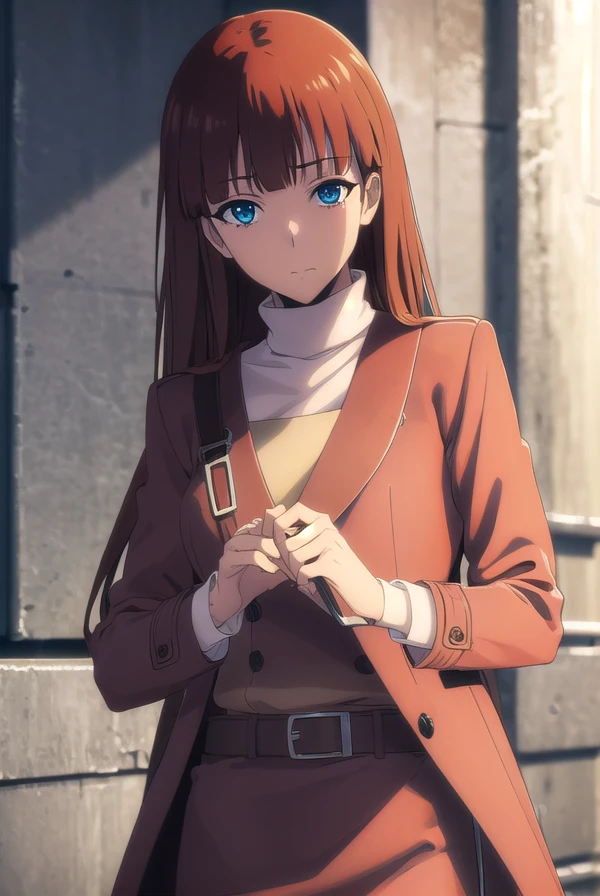 jooheelee, <lora:joohee lee-alpha-lora-nochekaiser:1>,
joohee lee, long hair, bangs, blue eyes, brown hair, blunt bangs,
BREAK turtleneck, coat, bag,
BREAK outdoors, city,
BREAK looking at viewer, (cowboy shot:1.5),
BREAK <lyco:GoodHands-beta2:1>, (masterpiece:1.2), best quality, high resolution, unity 8k wallpaper, (illustration:0.8), (beautiful detailed eyes:1.6), extremely detailed face, perfect lighting, extremely detailed CG, (perfect hands, perfect anatomy),