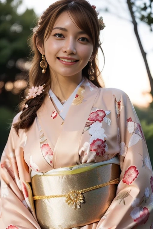 1girl,(wearing a gorgeous kimono:1.2),(RAW photo, best quality), (realistic, photo-realistic:1.4), masterpiece, an extremely delicate and beautiful, extremely detailed, 2k wallpaper, Amazing, finely detail, extremely detailed CG unity 8k wallpaper, ultra-detailed, highres, soft light, beautiful detailed girl, extremely detailed eyes and face, beautiful detailed nose, beautiful detailed eyes,cinematic lighting,(on a mountain top,sunrise,new year sunrise),perfect anatomy,slender body,smiling <lora:new_hefu_:0.6> 
 <lora:gotomaki_lora:0.8>