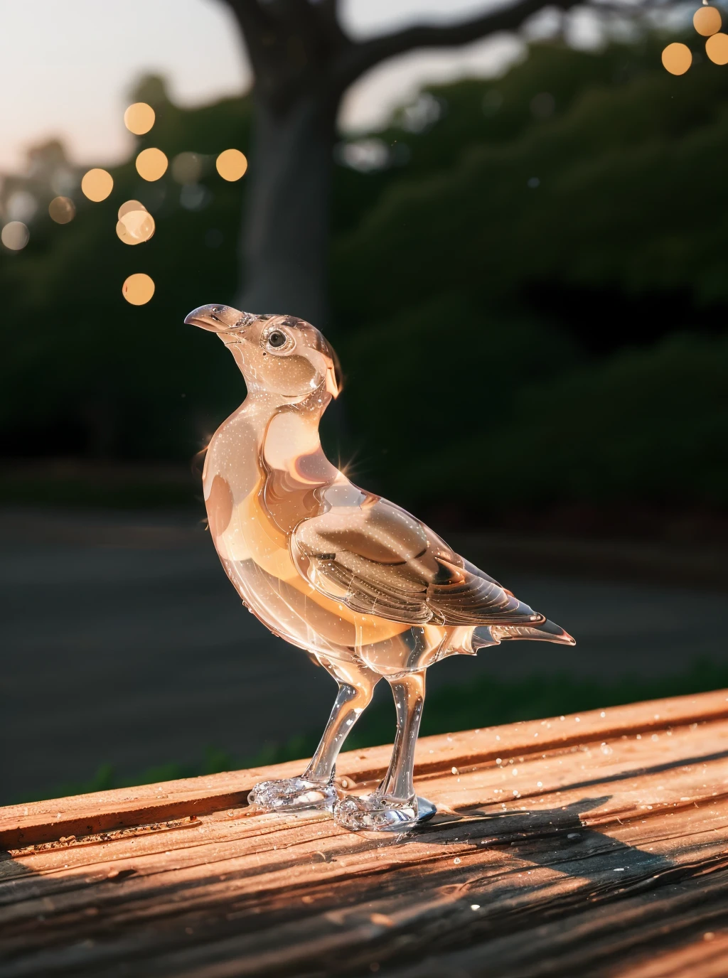 boli_bird,outdoor,sky,forest,best quality,UHD,8K,<lora:ice:1.1>,