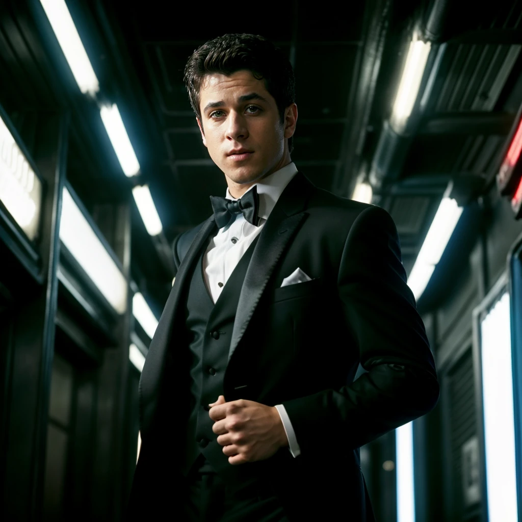 portrait of davidhenrie person, in blade runner, professional photography, high resolution, 4k, detailed photo, <lora:davidhenrie_93600:1>