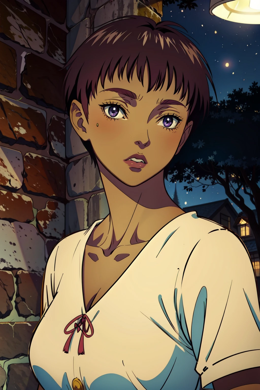 (best quality:1.3),  (masterpiece:1.3)   1girl, <lora:casca-10:1> casca,  dark skin,