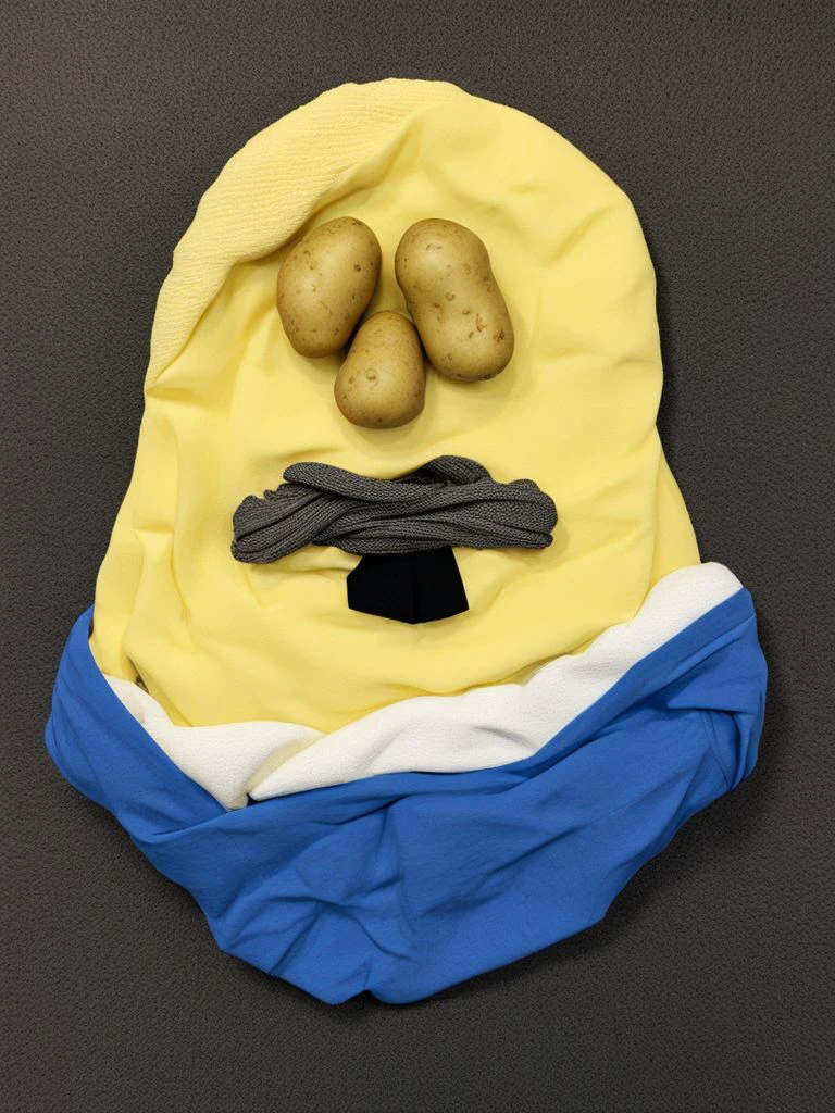 A socially awkward potato LaundryArt <lora:LaundryArt_LoRA_r16:1.0>