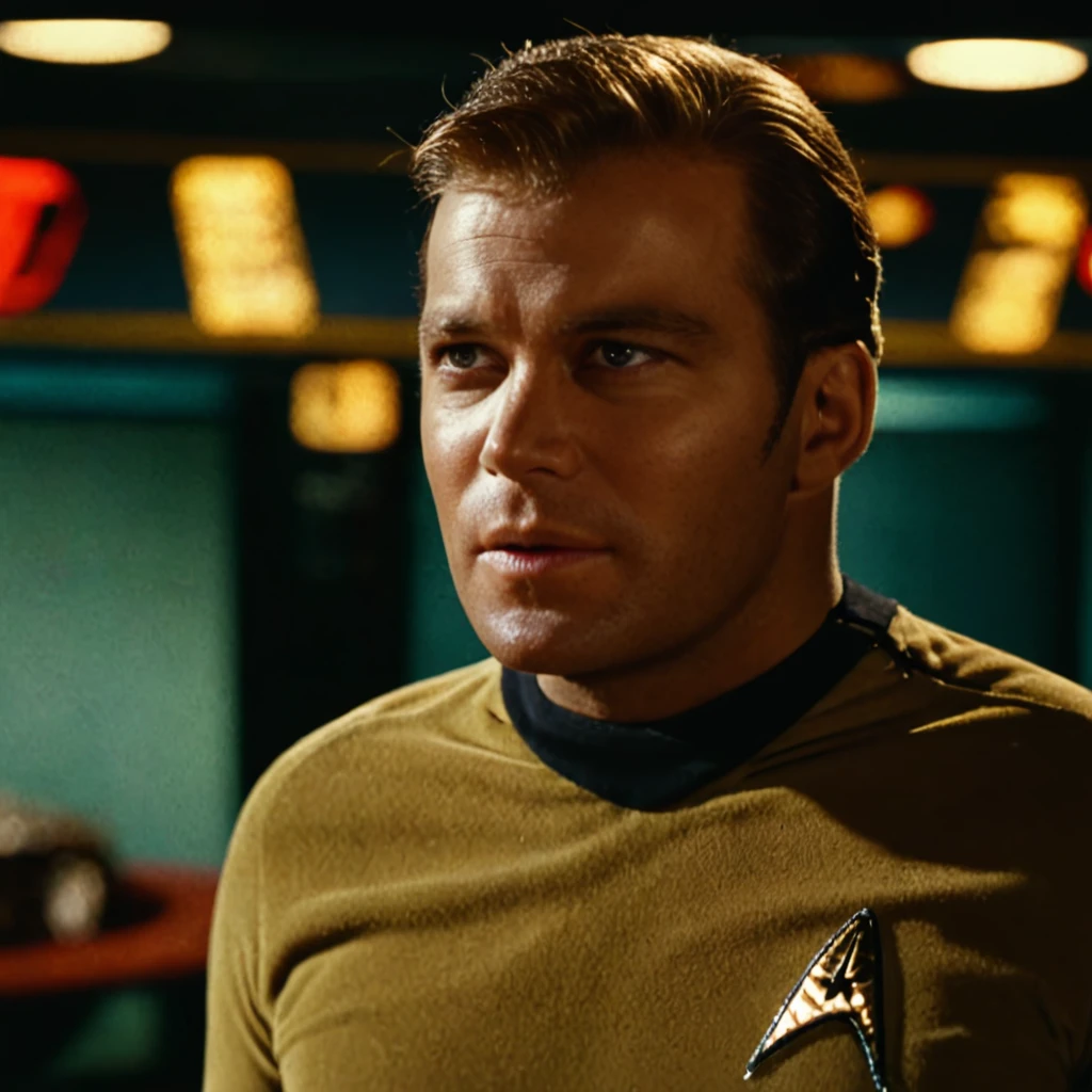 cinematic photo cinematic film still breathtaking <lora:captain_kirk_10_x114:1> captain_kirk . award-winning, professional, highly detailed . shallow depth of field, vignette, highly detailed, high budget Hollywood movie, bokeh, cinemascope, moody, epic, gorgeous, film grain, grainy . 35mm photograph, film, bokeh, professional, 4k, highly detailed