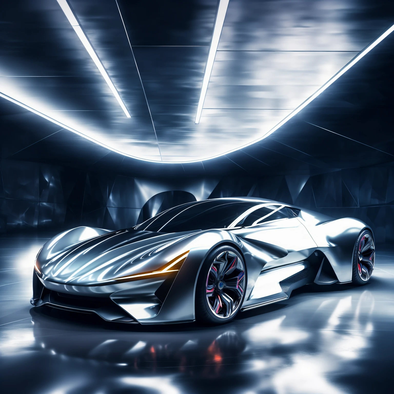 futuristic, sports cars, in the style of light silver and dark indigo, extravagant imagination, fluid impressions,organic fluid shapes,black background<lora:HTTP_20231128195717-000008:1>