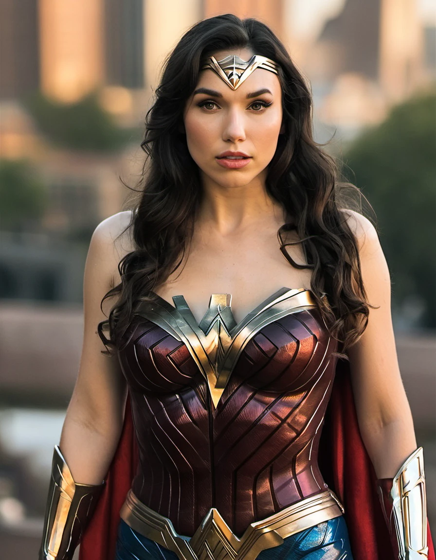 <lora:Grace Caroline Currey:1>, professional portrait photo of Grccrlncrry woman, looking at the camera, highly detailed, skin texture , cosplaying as Wonder Woman
