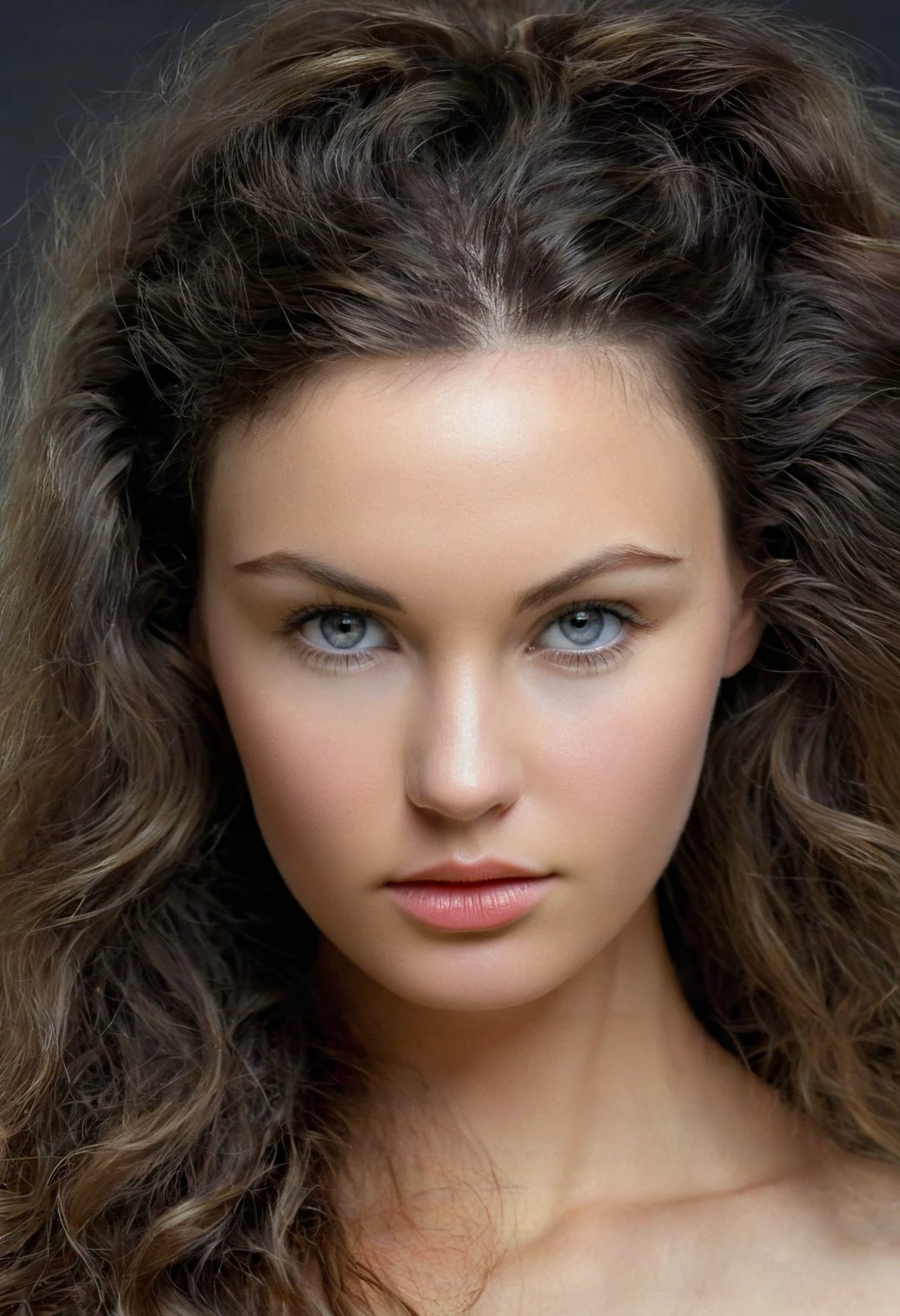 <lora:Susann_SDXL_v1.0-000004:1>
beauty photo, RAW, sharp, close-up, face focus, ((ohwx woman)), detailed eyes, deep smoky long wavy hair air dried, minimal accessories let inherent beauty shine, lit with soft diffused strobes floating seamlessly against a gray backdrop, portrait style revealed with nuance by world renowned acclaimed professional photographer Steven Meisel using his studio to optimum effect.