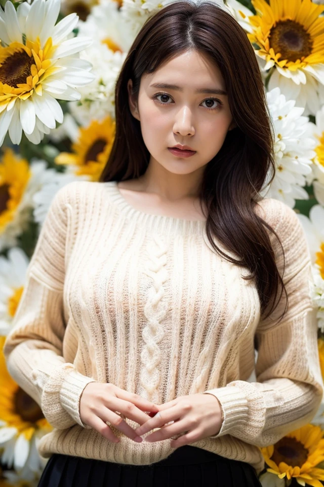 ((((Super long hair、とてもLong Hair、Wavy Hair、Look forward、Nordic)))))))、Tabletop, Highest quality, Photorealistic, In detail, High resolution, 8k wallpaper, Perfect dynamic composition, Beautiful attention to detail, Long Hair, Big ample breasts、24-years-old、(Droopy Eyes 1.4)、Adult Beauty、Japanese、Big Breasts