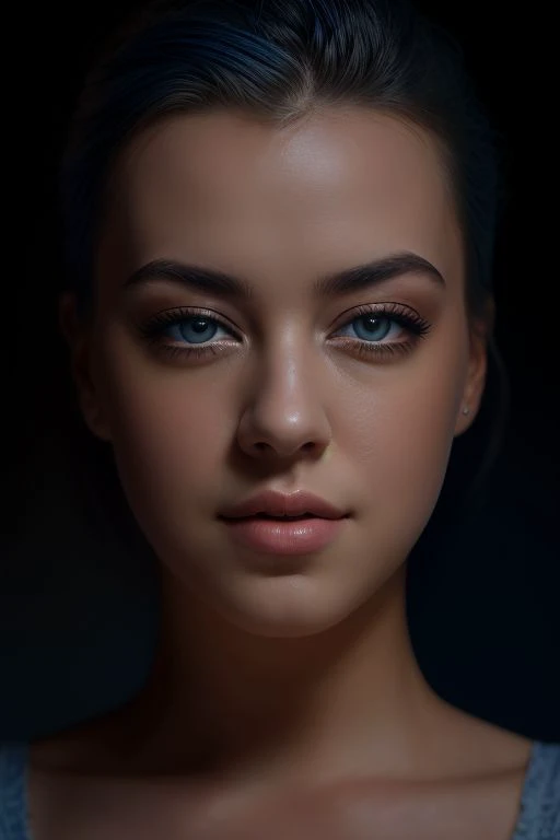 DEN_babisteil_SGMK2,
(headshot:1.2) portrait on a (plain dark background:1.2), (headshot:1.2), (face focus:1.1), intricate (beautiful eyes:1.2), (wide open eyes:1.1), Big eyes, clean photo, lighting from behind, (Red lighting from the left:1.3), (Blue lighting from the right:1.3),
bokeh, f1.4, 40mm, photorealistic, raw, 8k, textured skin, skin pores, intricate details <lora:epi_noiseoffset2:1>, epiCRealism