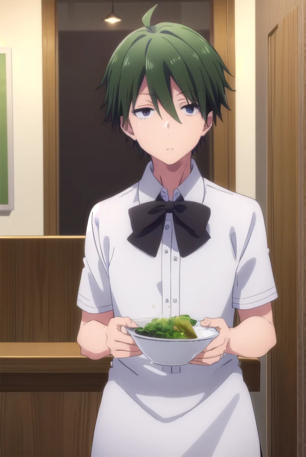 Highres, Masterpiece, Best quality at best,Best Quality,hight quality, hight detailed, (1boy, Boy, Shota), Shirtless, Nyotaimori, sweat