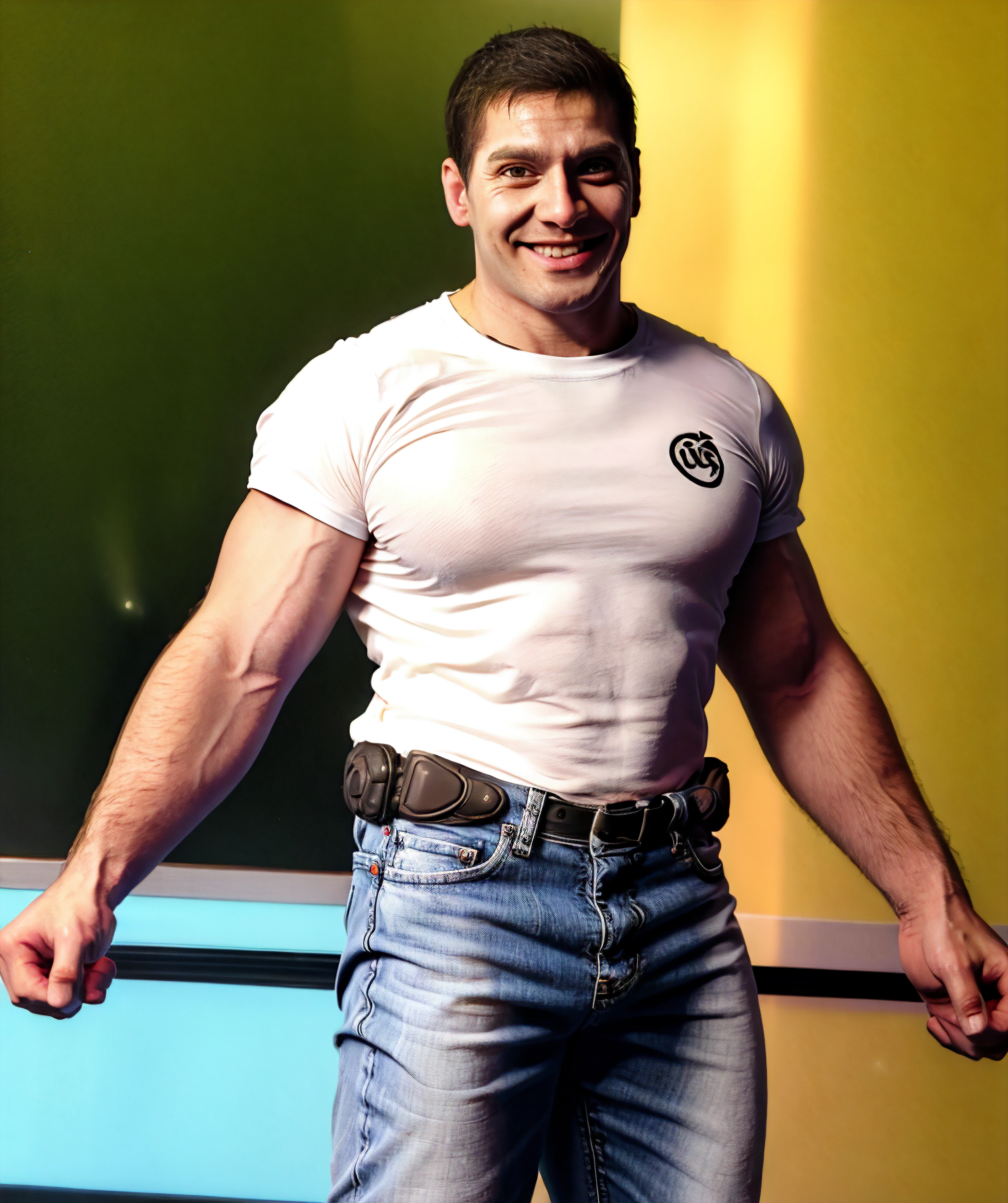 Very Realistic High Best Quality, real detailed, real sexy handsome muscle bear dilf, real very hairy bearded, unkempt, real hairy arms and legs, real gray fur, real dilf trainer, real sneakers, real white socks, real calves, real office environment, real office desk, relaxing, real sofa, real pubis, real bulge, real daddy, very real hairy, real thick beard, real big White daddy bear man, real Proportionate body, real best legs, real neck lines, real detailed neck, real detailed face, real detailed eyes, real detailed lips, real detailed arms, real detailed legs, real detailed knees, real detailed stomach, real detailed chest, real detailed body hair, real detailed fingers, real detailed elbows, real detailed shoulders, real detailed shirt, real detailed shorts, real detailed body, real detailed hair, real detailed beard, real detailed mustache, real woolly fur, real Haircut, real football coach, real whole body, real best shoes, real high quality, real detailed sneakers, real venous , real small town dad, real professional dilf, pervert trainer, yellow team colors, team colors, very realistic surroundings